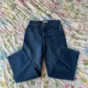 Madewell Perfect Vintage Straight Jean - Size 28